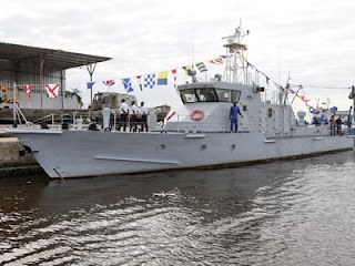 27 meters Predator class patrol vessel in dock