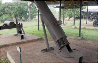 Biafran made ogbunigwe rocket weapon