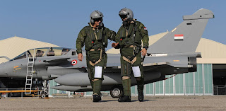 Egyptian air force dassault rafale pilots