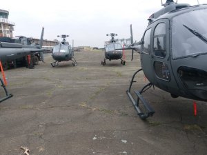 kenyan air force as-350 ecureuil helicopters