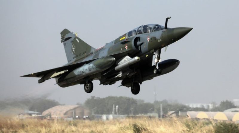 Ludovic Marin, AFP | A French Mirage 2000 aircraft takes off from an airbase in N'Djamena Dec. 2, 2018, in a Barkhane mission in Africa's Sahel region.