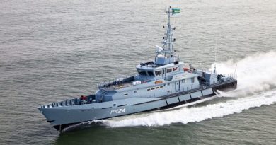 Nigerian Navy Damen 40 metres patrol boats