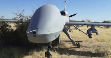 Mq-1c gray eagle drone emergency landing in niger